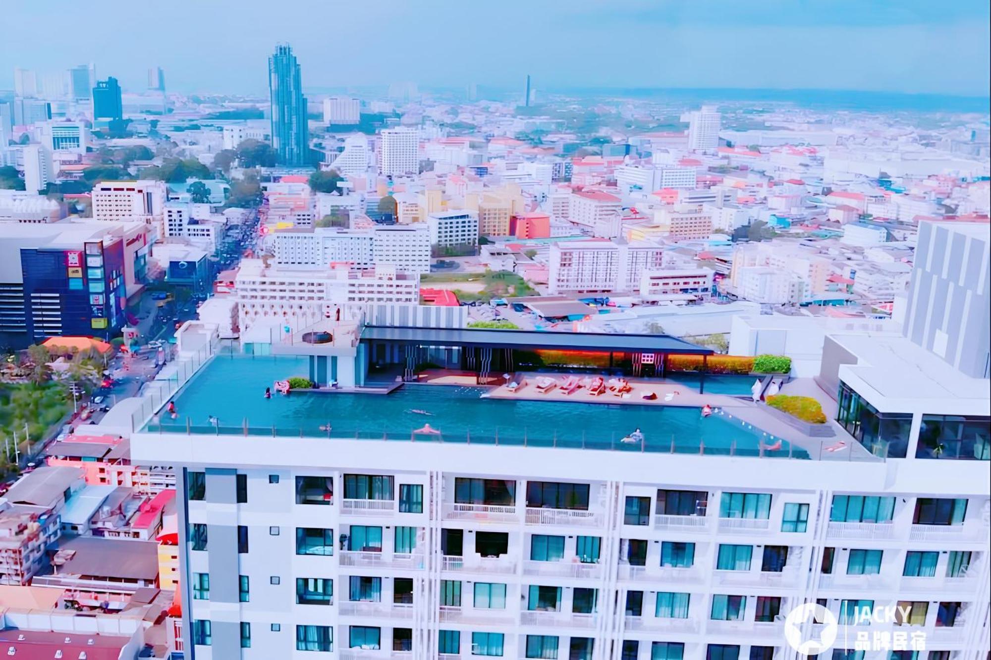 Best Location In Pattaya, Sky Pool & Infinity Edge Exterior photo
