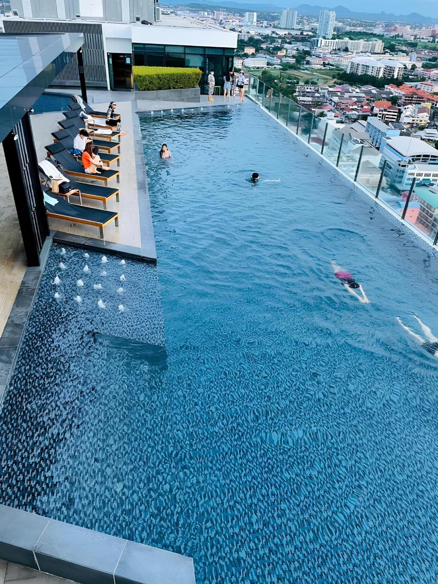 Best Location In Pattaya, Sky Pool & Infinity Edge Exterior photo
